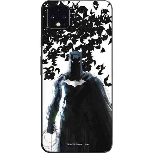 DC Comics Batman Holding batarang Art Google Pixel 4 XL Skin